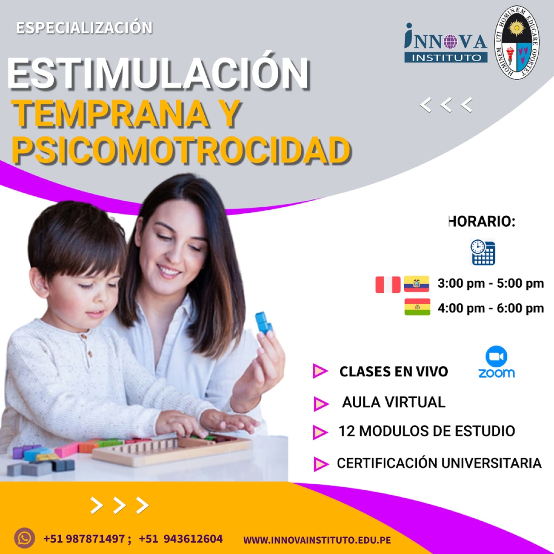 Estimulación Temprana y Psicomotricidad